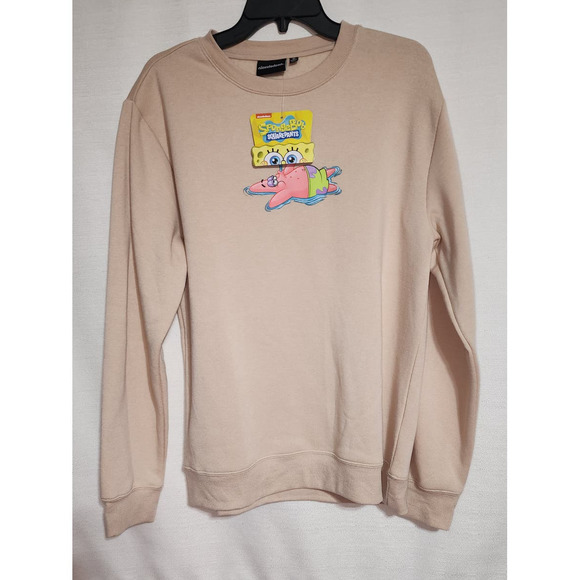 Sponge bob sweatshirt men's medium-first picture is back of sweatshirt - Picture 3 of 6